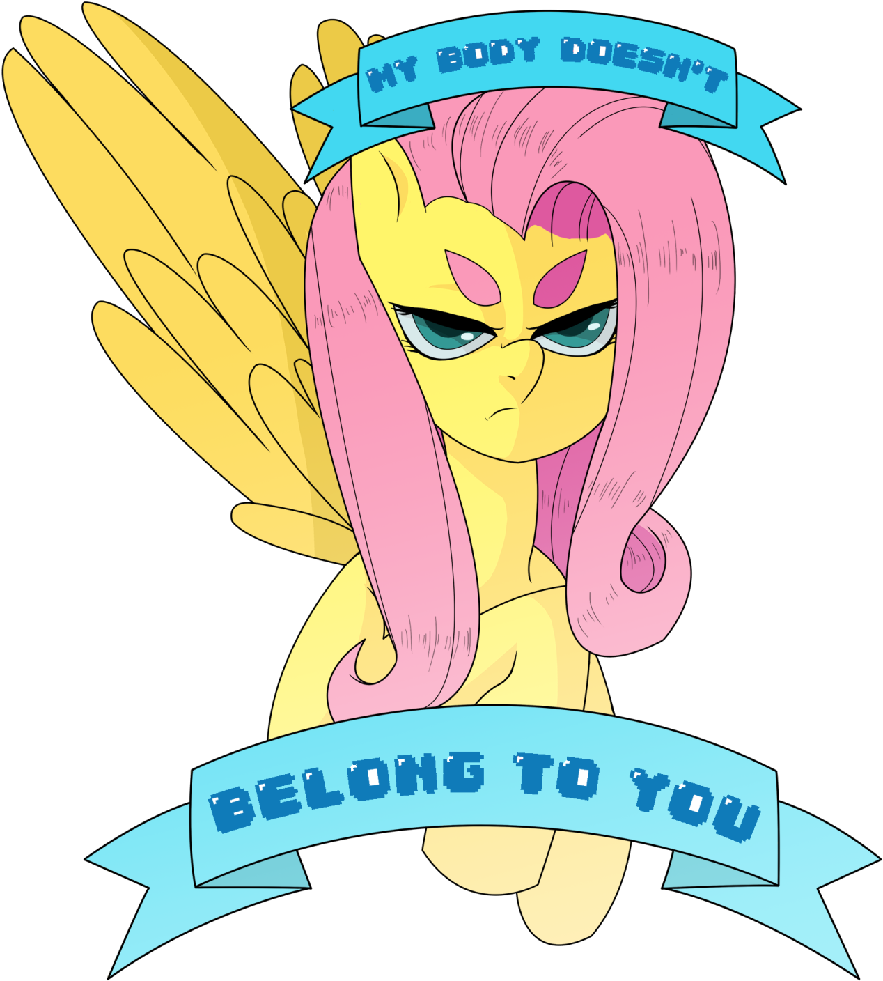 “ I Control My Decisions, Not You ” - Mlp Feminism (1280x1434), Png Download
