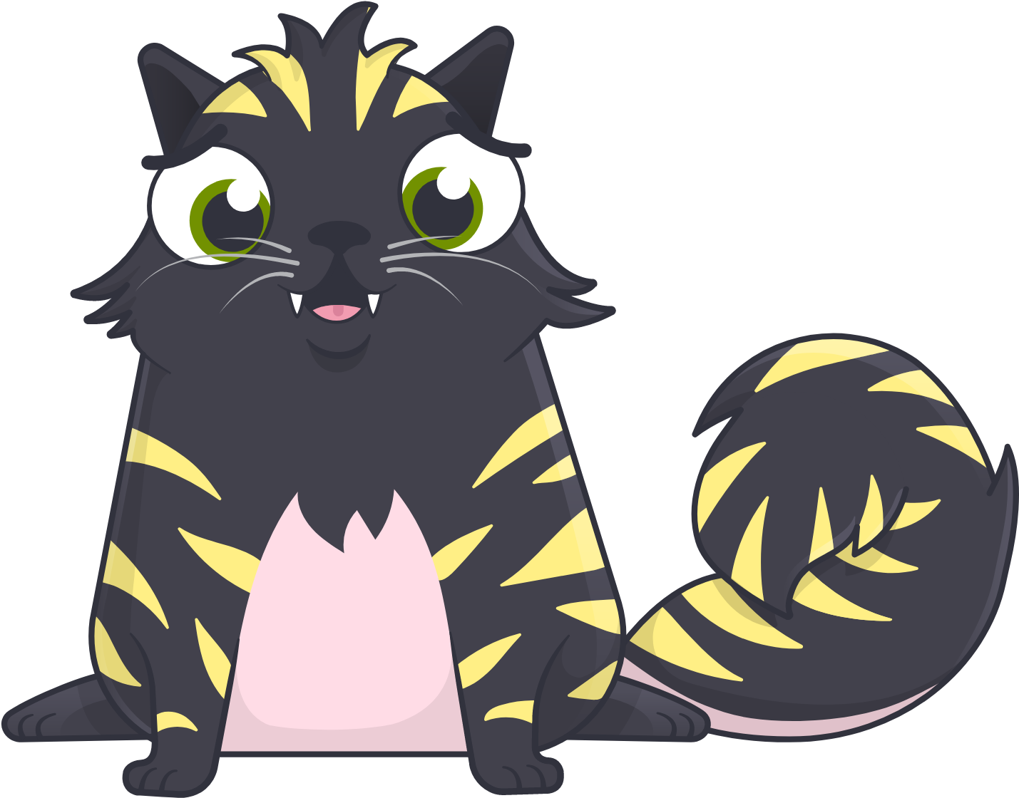 Cat Yawns (2000x2000), Png Download