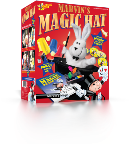 Marvin's Magic Rabbit & Top Hat - Фокуси За Деца (620x496), Png Download