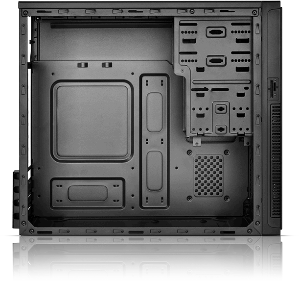 Classical Small Case Management - Deepcool Frame Micro Atx Case (636x651), Png Download