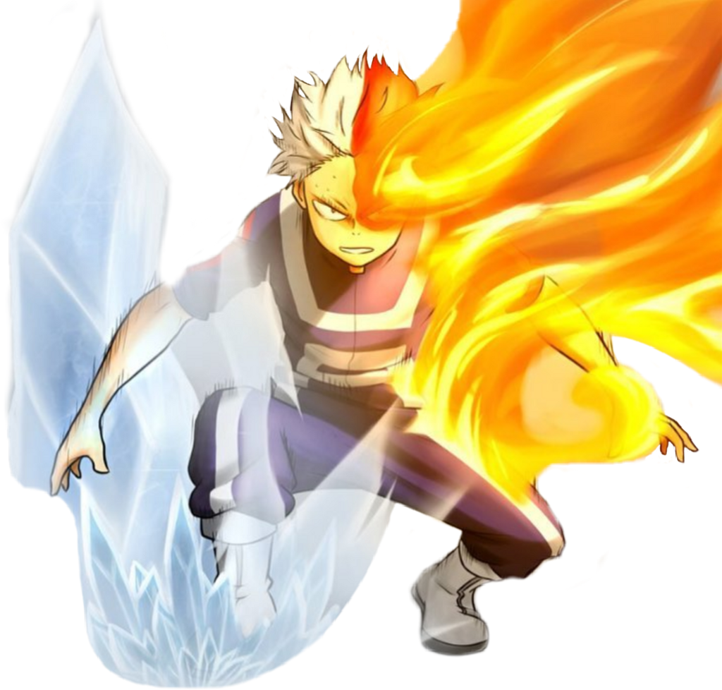 Shototodoroki Sticker - Cartoon (1024x978), Png Download