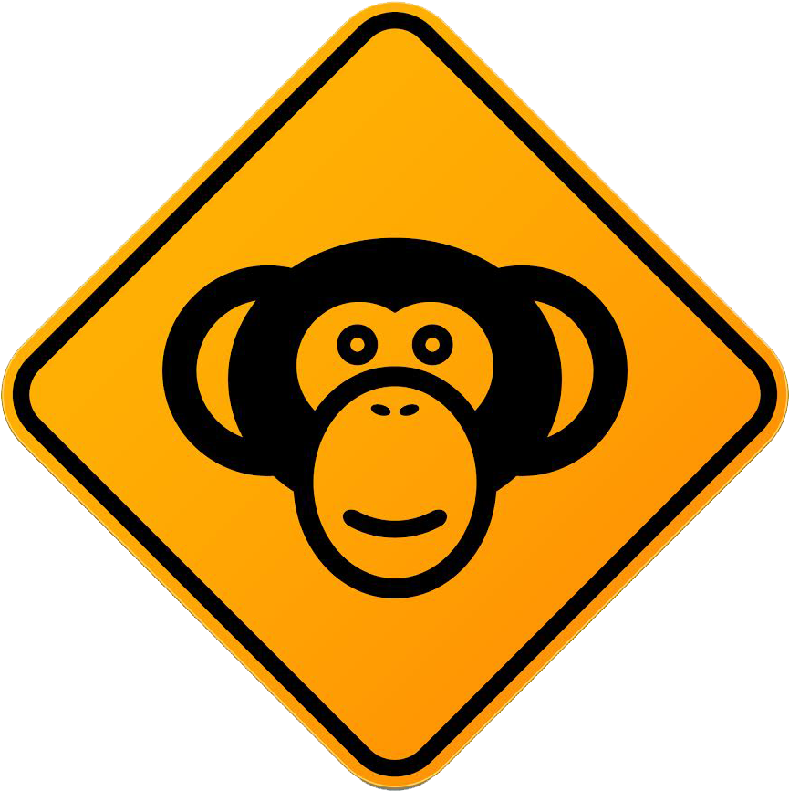 Grease Monkey Direct Logo - Vector Monkey (1000x1000), Png Download