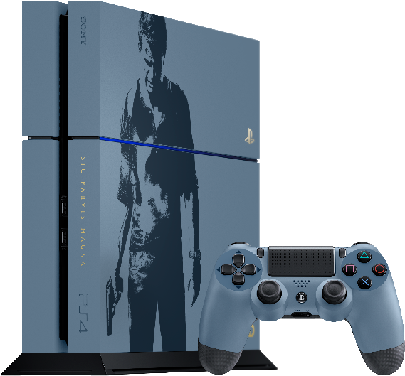 Download A55ccc 027b 427e 8f 614c2dee2a95 Ps4 Console Uncharted 4 Png Image With No Background Pngkey Com
