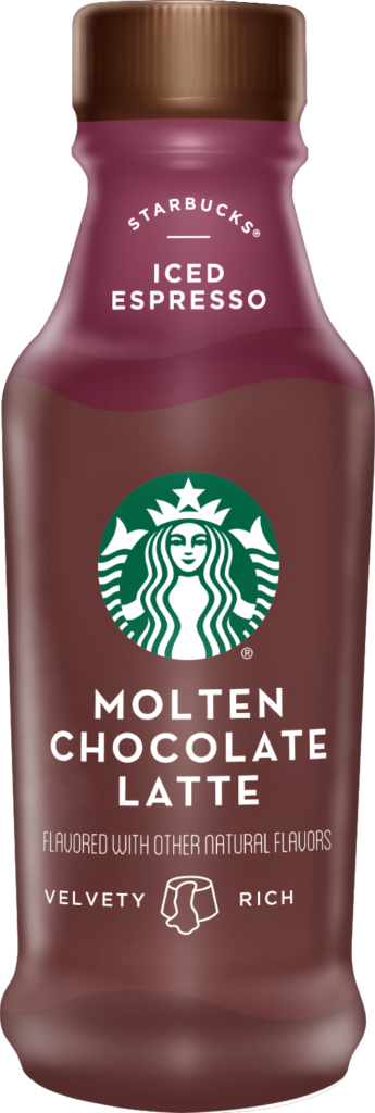 Starbucks® Iced Espresso Molten Chocolate Latte - Starbucks New Logo 2011 (345x1024), Png Download