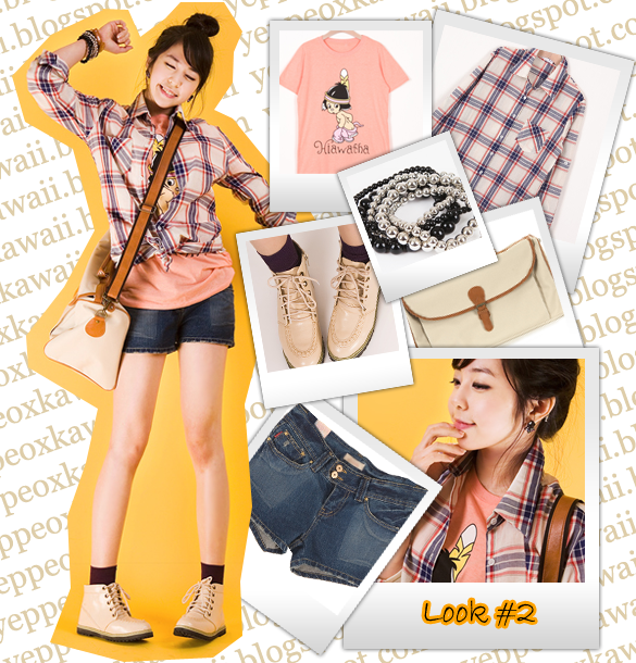~s'habiller En Ulzzang~ - Girl (585x610), Png Download