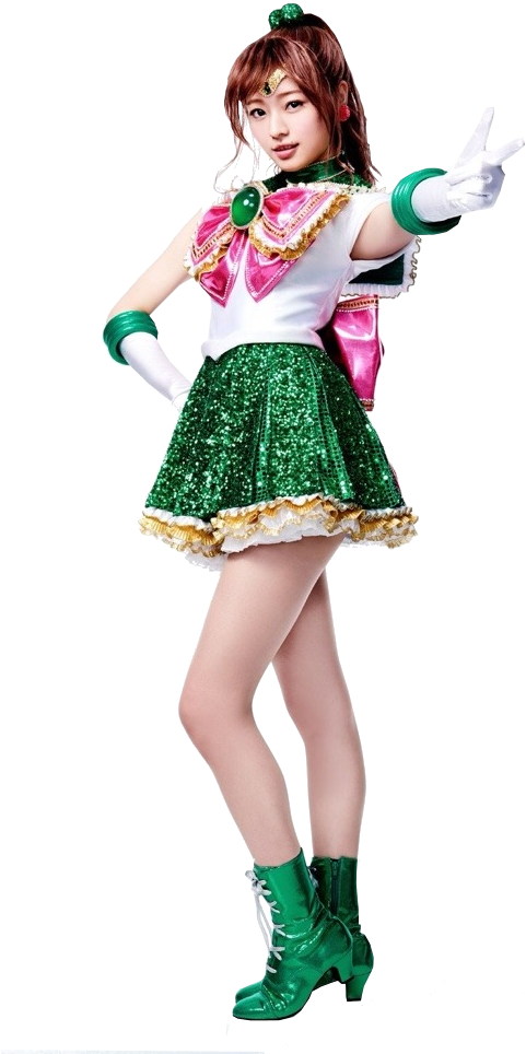 Sailor Jupiter - セーラー ジュピター 梅澤 美波 (500x998), Png Download