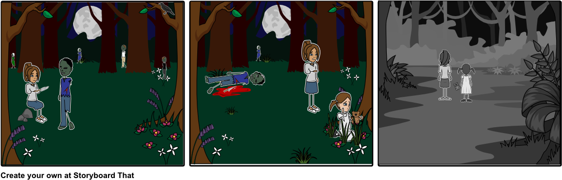 Walking With The Undead - Cartoon (1164x385), Png Download
