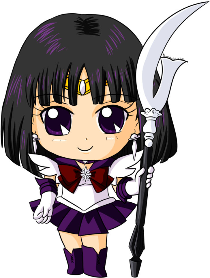 View Samegoogleiqdbsaucenao Ss , - Sailor Moon Saturno Chibi (786x1017), Png Download