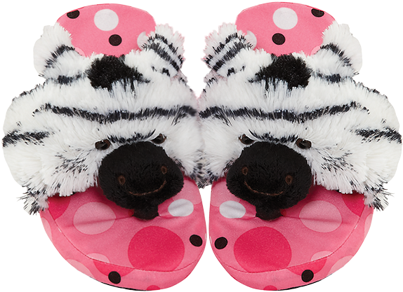 Zippity Zebra Flipper Slippers - Butterfly (600x600), Png Download