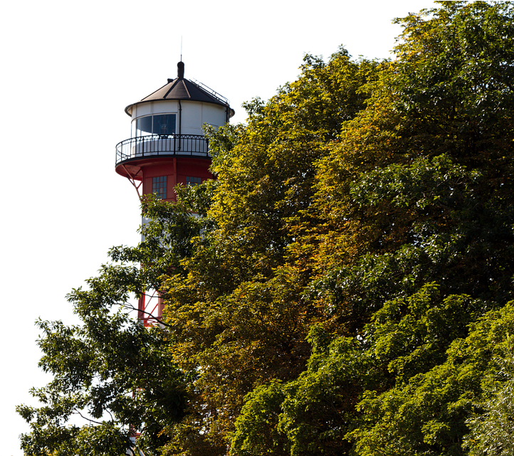 Lighthouse, Sea, Water, Sky, Coast, Beach, Isolated - Observation Tower (960x640), Png Download