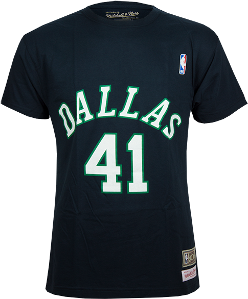 Brand New 7712f B2249 Dirk Nowitzki 41 Dallas Mavericks - George Strait T Shirt (620x620), Png Download