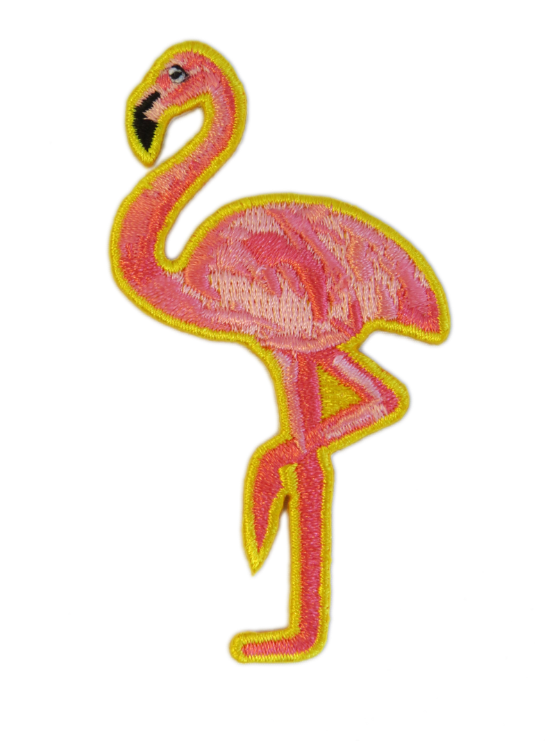 Hand & Lock Have Developed A Range Of Fashion Patches - Greater Flamingo (848x1200), Png Download