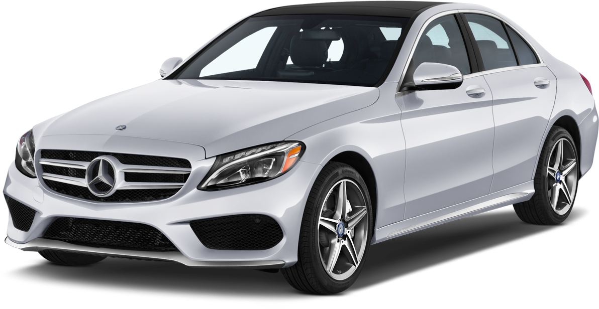 Mercedes Benz Loaner Cars - 2017 Mercedes Benz C300 Sedan White (1221x645), Png Download