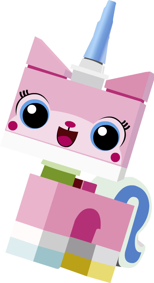 Princess Unikitty - Licorne The Lego Movie (598x1094), Png Download