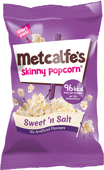 Popcorn - Metcalfe's Skinny Sweet N Salty Popcorn (526x630), Png Download