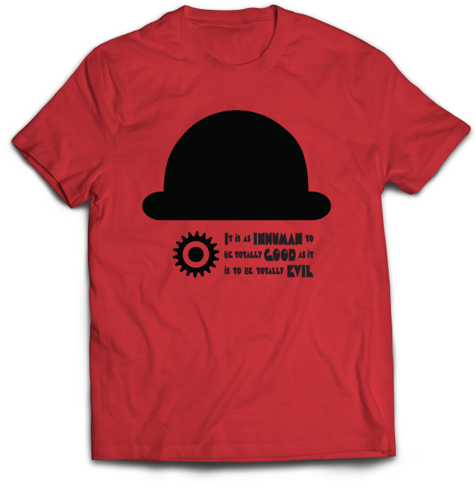 Clockwork Orange - T Shirt Png Wide (1024x768), Png Download