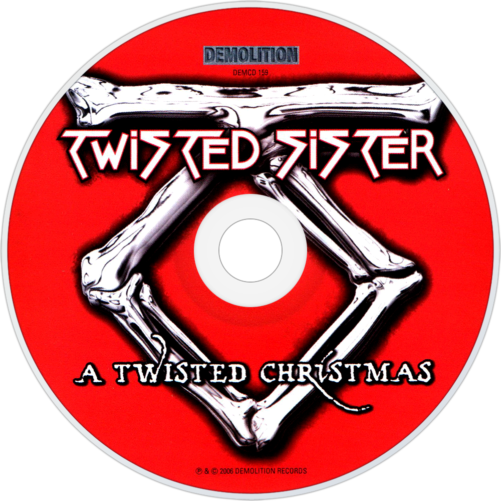 Twisted Sister A Twisted Christmas Cd Disc Image - Label (1000x1000), Png Download