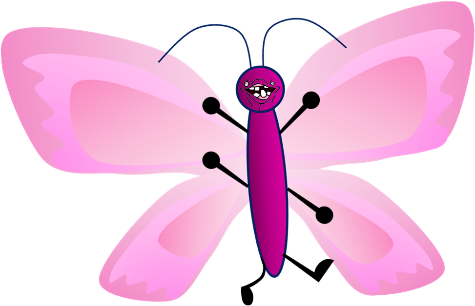 Butterfly Pose (1014x675), Png Download