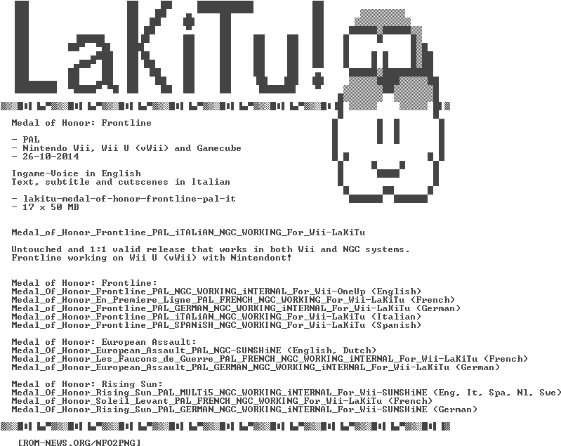 Medal Of Honor Frontline Pal Italian Ngc Working For - 8 Bit Lakitu (800x648), Png Download