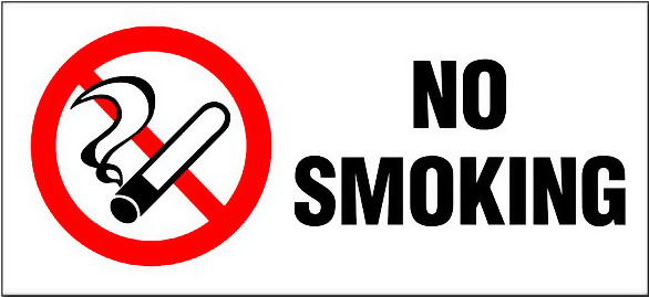 Regulatory Sign No Smoking - No Smoking Sign Usa (585x585), Png Download