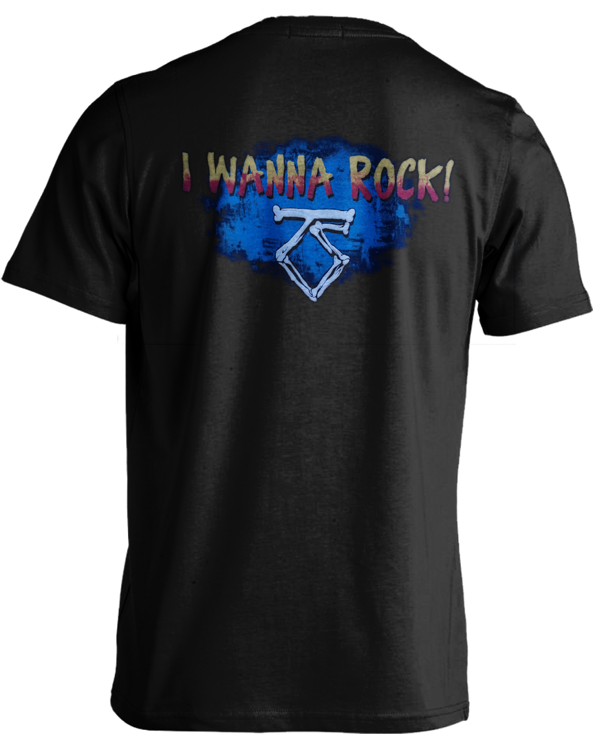 T-shirt Twisted Sister I Wanne Rock - Astro Shirts (1075x1198), Png Download