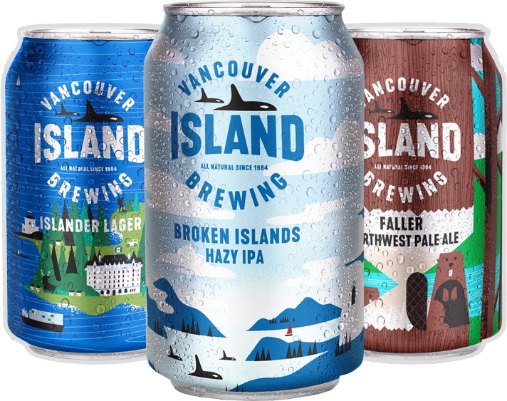 The Beer For Those Who Love It Here - Vancouver Island Brewery (712x563), Png Download