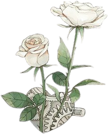 Tumblr Sticker - Garden Roses (1024x1024), Png Download