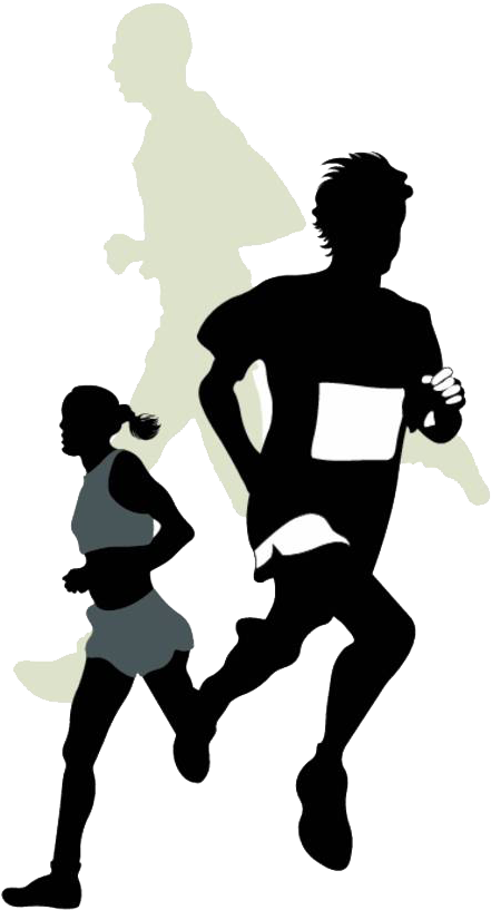 K Run Marathon Racing Clip Art - Digicel (708x1000), Png Download