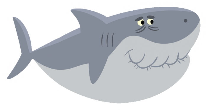 Free Printable Baby Shark Pinkfong Birthday Invitation - Baby Shark Grandpa Shark (768x433), Png Download