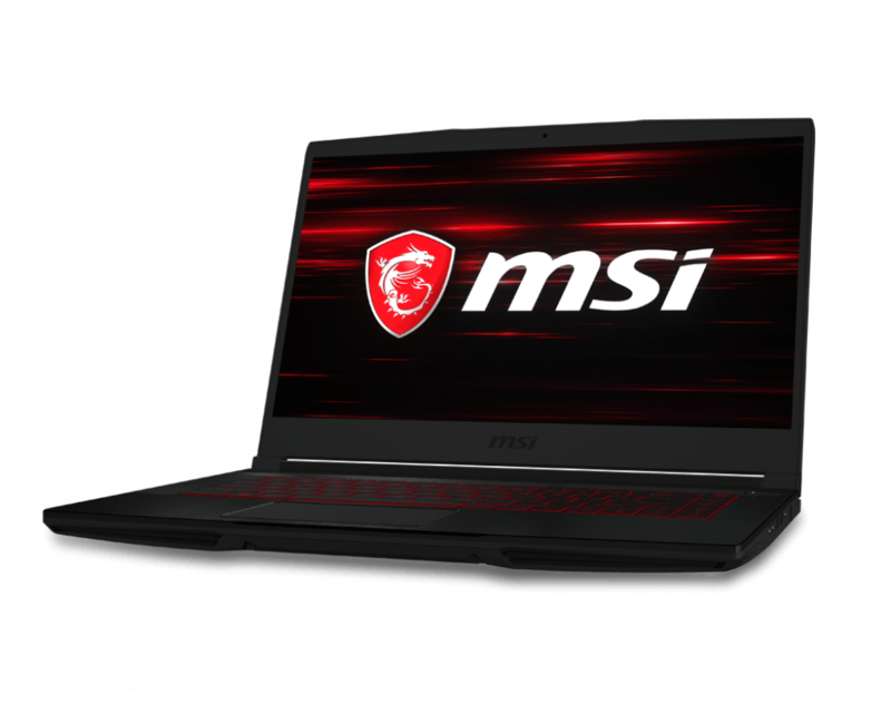 Msi Gf63 8rc Coffeelake I7-8750h Hm370/8gb*2/1tb - Msi Gf63 Gaming Laptop (800x641), Png Download