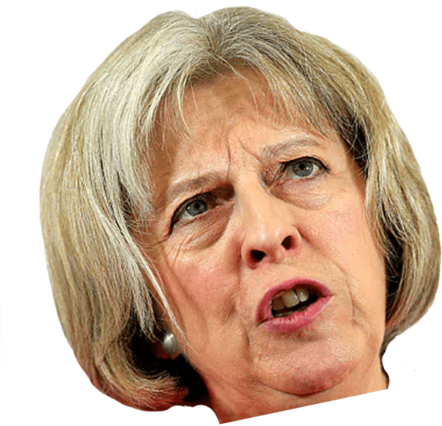 Theresa May Face - Theresa May Running Through A Wheat Field (750x750), Png Download