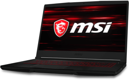 Msi Gf63 8rd-295 - Msi (814x430), Png Download