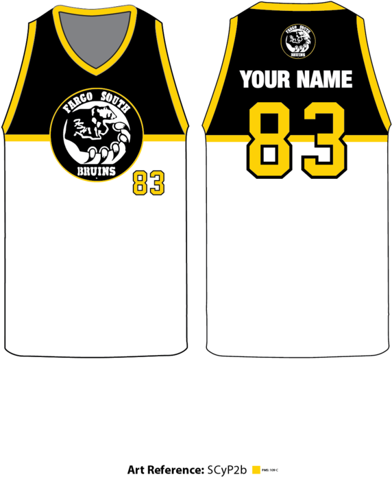 Fargo South Bruins (600x900), Png Download