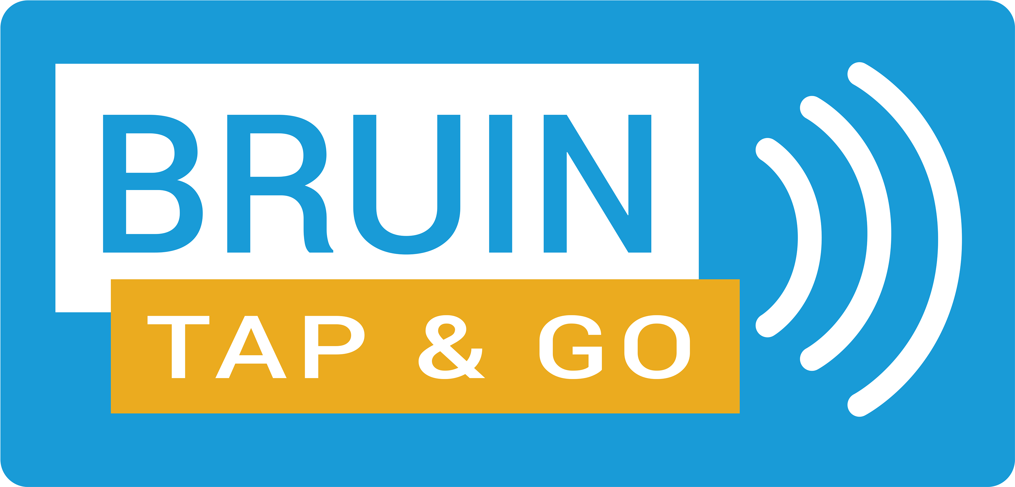 Bruin Tap&go Decal Design - Graphic Design (3840x2075), Png Download