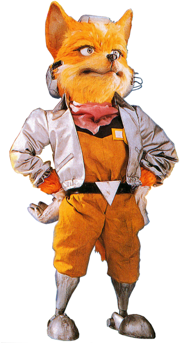 Fox, From Star Fox [the Video Game Art Archive] [support - Star Fox Snes (500x719), Png Download