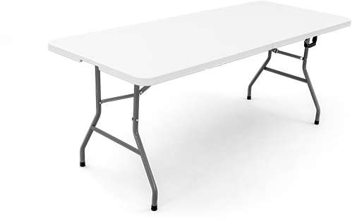 Mesa Plegable Negra (600x600), Png Download