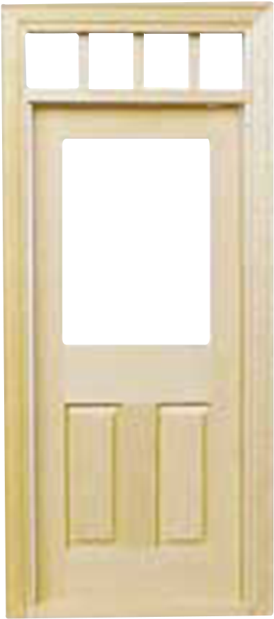 The Traditional 1 Inch Scale Dollhouse Exterior Door - Home Door (1024x1024), Png Download