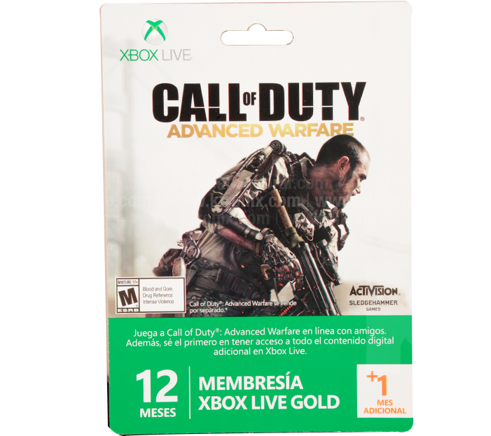 Tarjeta Xbox 360 Live 12 Meses 1 Call Of Duty Advanced - Game Ps3 (700x700), Png Download