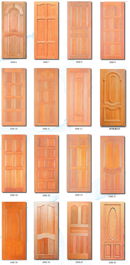 Jsm Solid Wooden Doors - Home Door (430x872), Png Download