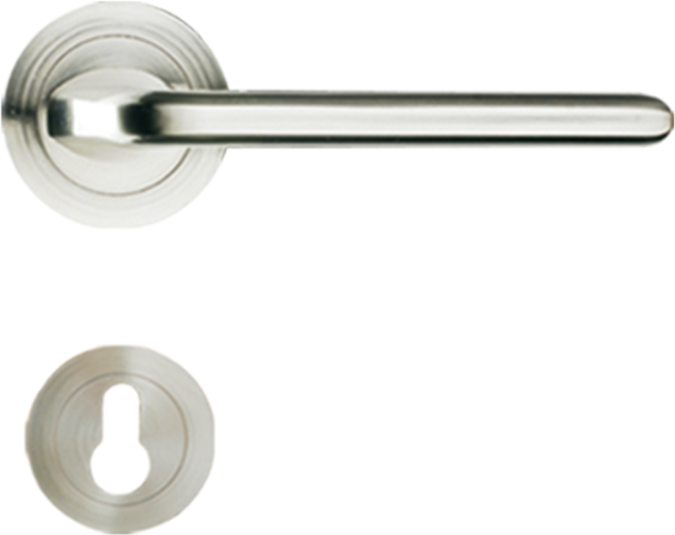 Pvc Wooden Door-lock Handle View For More >> - Aluminium (1024x1024), Png Download