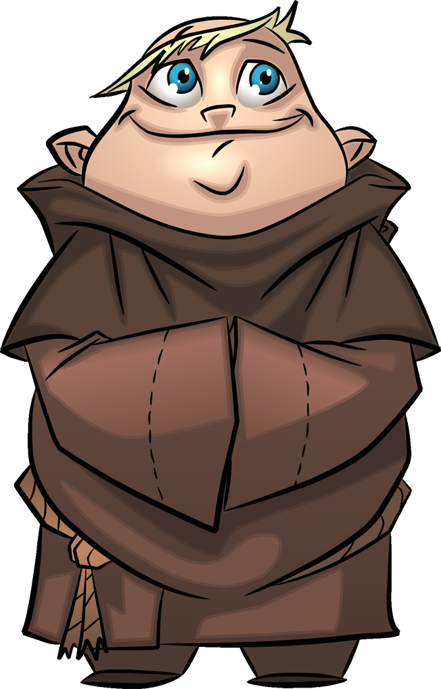 Frontmonkbig Copy - Cartoon (640x1000), Png Download