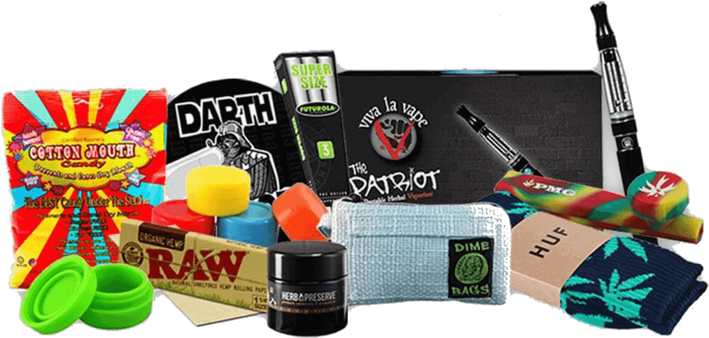 Cannabox Weed Subscription Box - Cannabox April 2018 (1118x520), Png Download