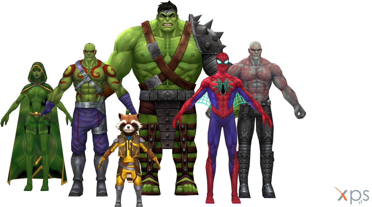 Static Model Pack From Future Fight By Ssingh511 - Action Figure (1366x706), Png Download