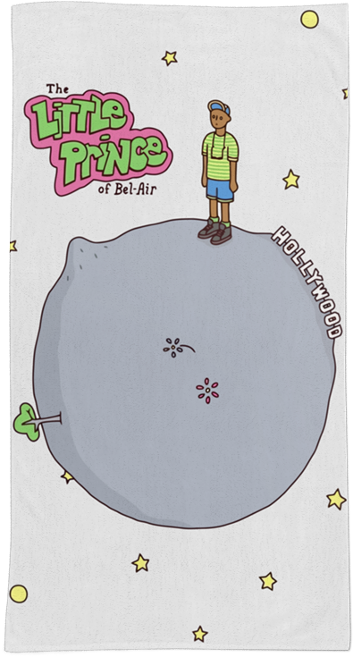Toalha Le Petit Prince Of Bel-air De Madame Malkinsna - Little Prince Of Bel Air (800x800), Png Download