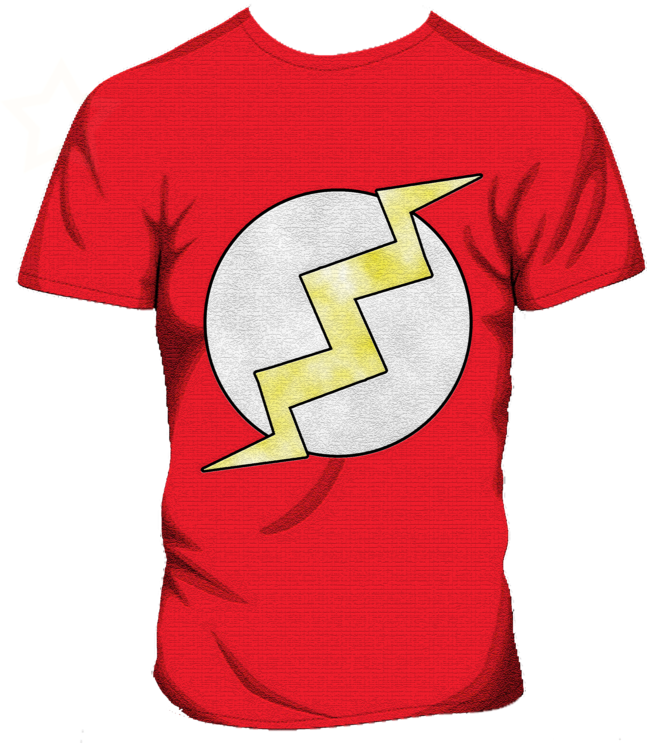 Sheldon Cooper's Favorite Flash T Shirt On A T Shirt - Active Shirt (3000x3000), Png Download