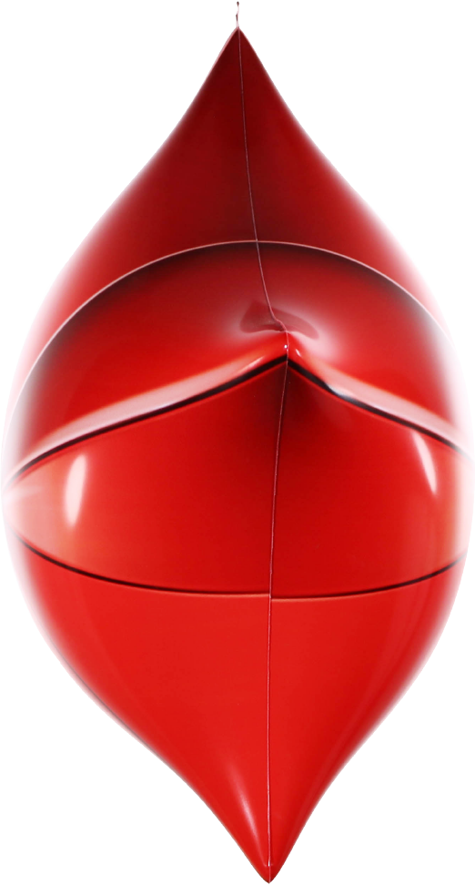 Permashape Red 3d Star Kit - Balloon (522x972), Png Download