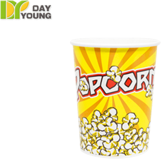 Paper Popcorn Cups 32oz - Junk Food (771x658), Png Download