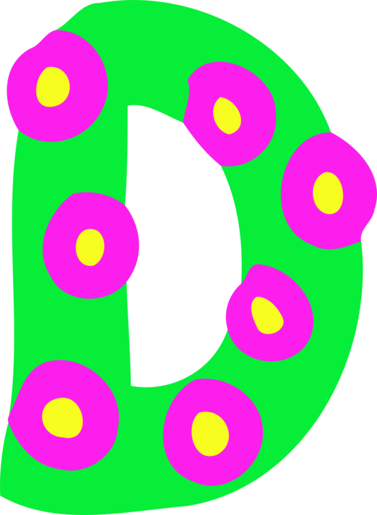 Alphabet Letter Case D Typography - Circle (549x750), Png Download