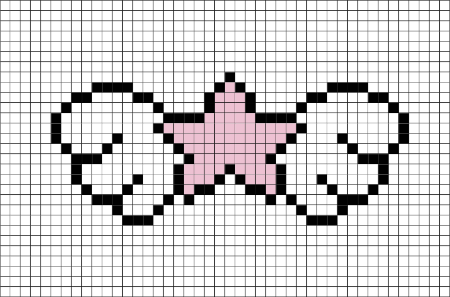 Winged Star Pixel Art From Brikbook - Bts Bubble Speech Png (880x581), Png Download