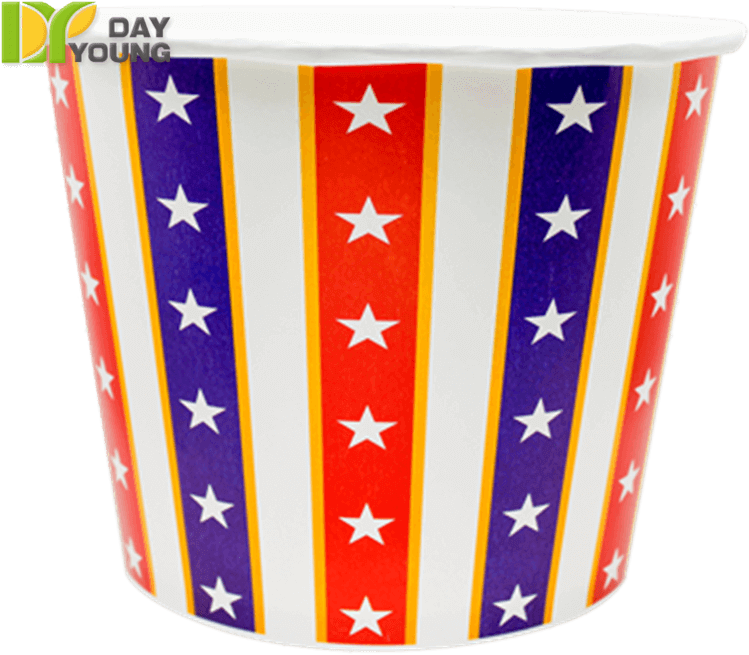 Paper Chicken Buckets 130oz - United States Of America (771x658), Png Download